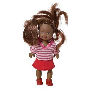 Vintage Lovely Patsy Fashion Doll Striped Top & Red Skirt